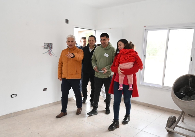 LAS FAMILIAS DE CONCARÁN ESTRENARÁN SUS CASAS EL 12 DE SEPTIEMBRE