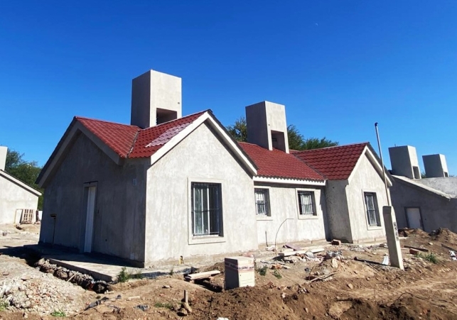 LAS NUEVAS VIVIENDAS DE VILLA DE MERLO ENTRAN EN SU TRAMO FINAL