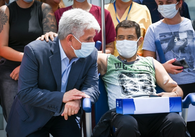 Dieron de alta al segundo paciente trasplantado en el sistema público de salud