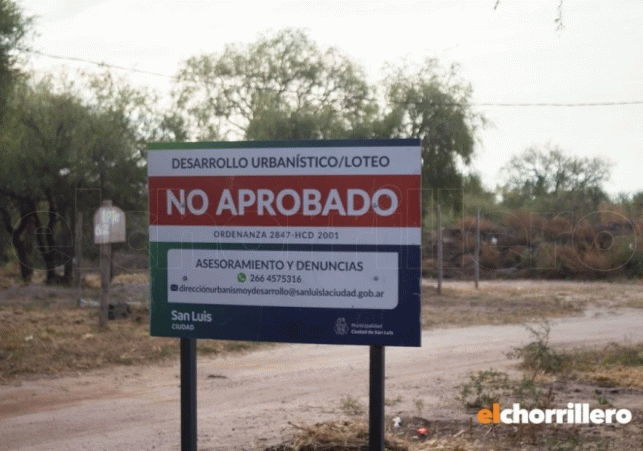 La Municipalidad de San Luis advirtió que al menos 17 loteos presentan graves irregularidades
